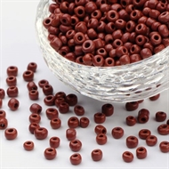 2 mm. brune glasperler, 50 g
